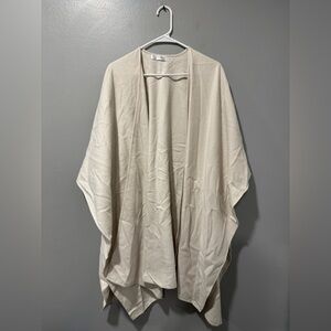 Raeshmi Cream Colored Shawl Bamboo Cotton Blend One Size